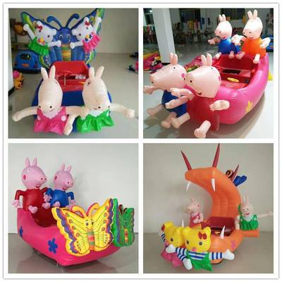 充氣電瓶車 氣模車 彩燈氣模玩具車 兒童廣場游樂車價格