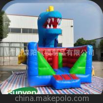 【節(jié)日大促銷 充氣蹦蹦床 充氣藍色蹦蹦床 充氣藍色恐龍蹦蹦床】價格,廠家,圖片,充氣玩具,廣州森陽氣模制品-